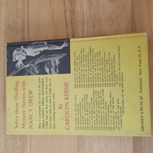 Vintage Nancy Drew, The Hidden Window Mystery,  Book 34, copyright 1956 - Picture 2 of 5